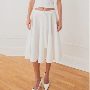 Orseund Iris daisy belted circle skirt